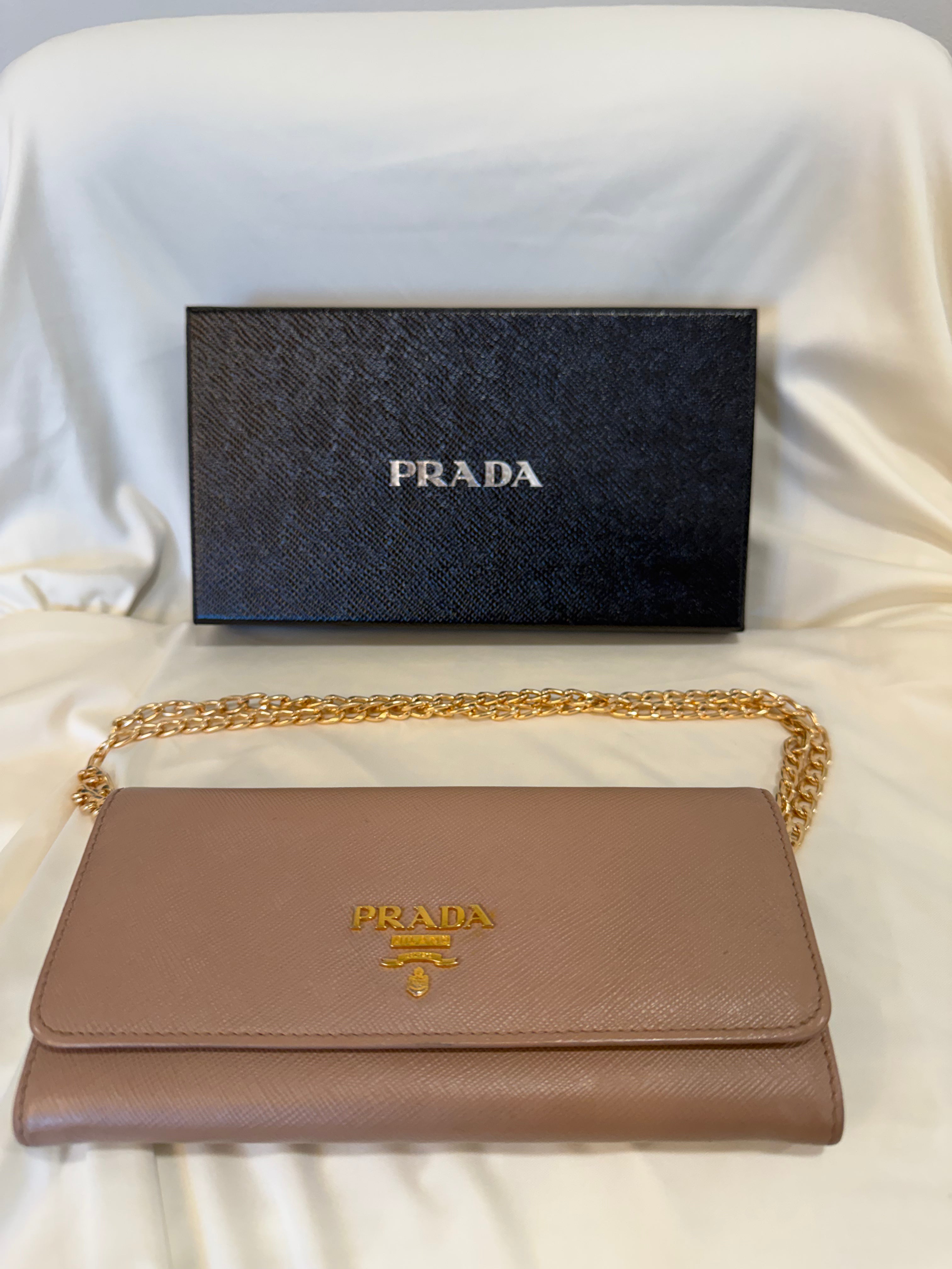 Prada Large Saffiano Leather Wallet