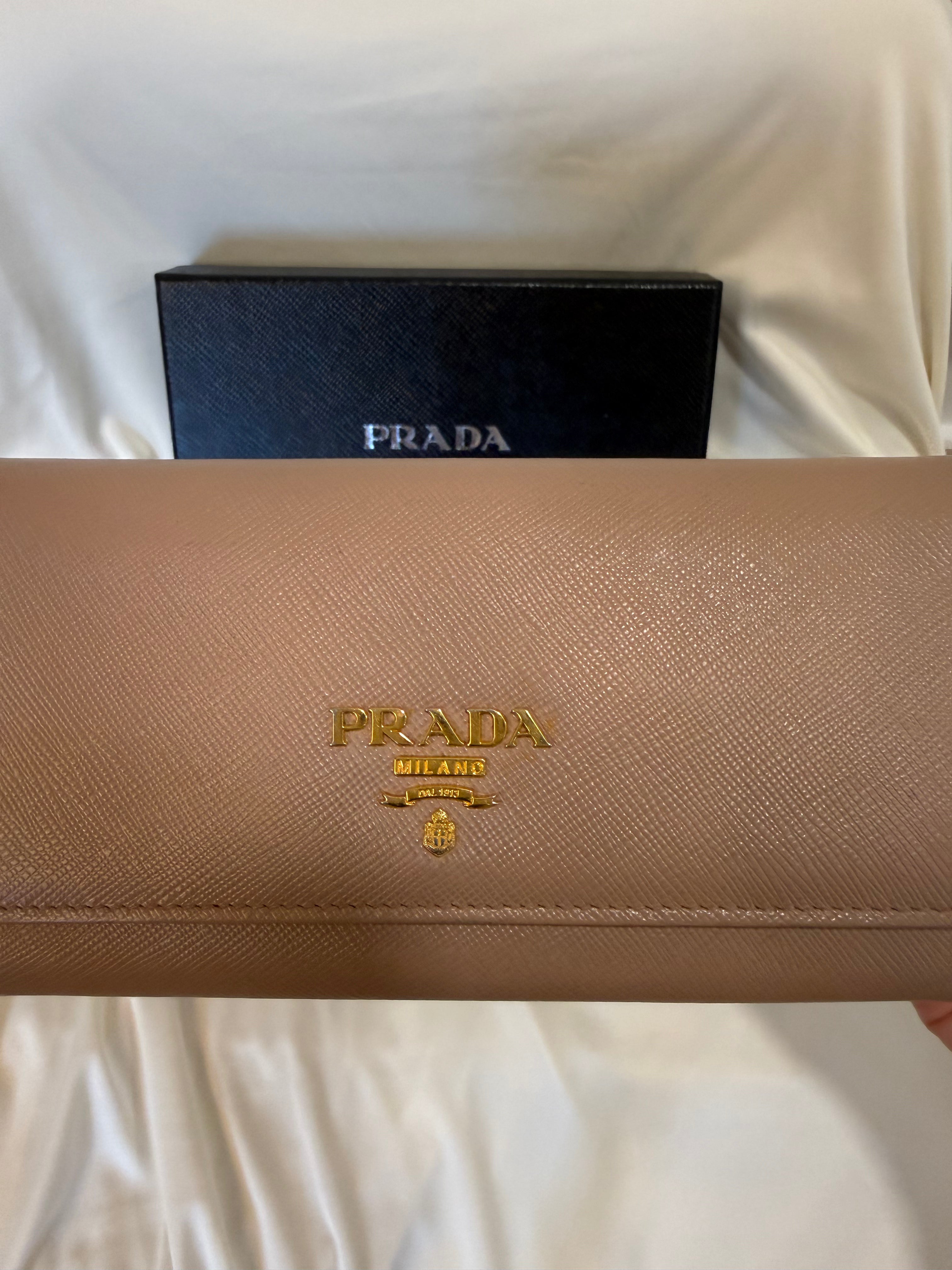 Prada Large Saffiano Leather Wallet