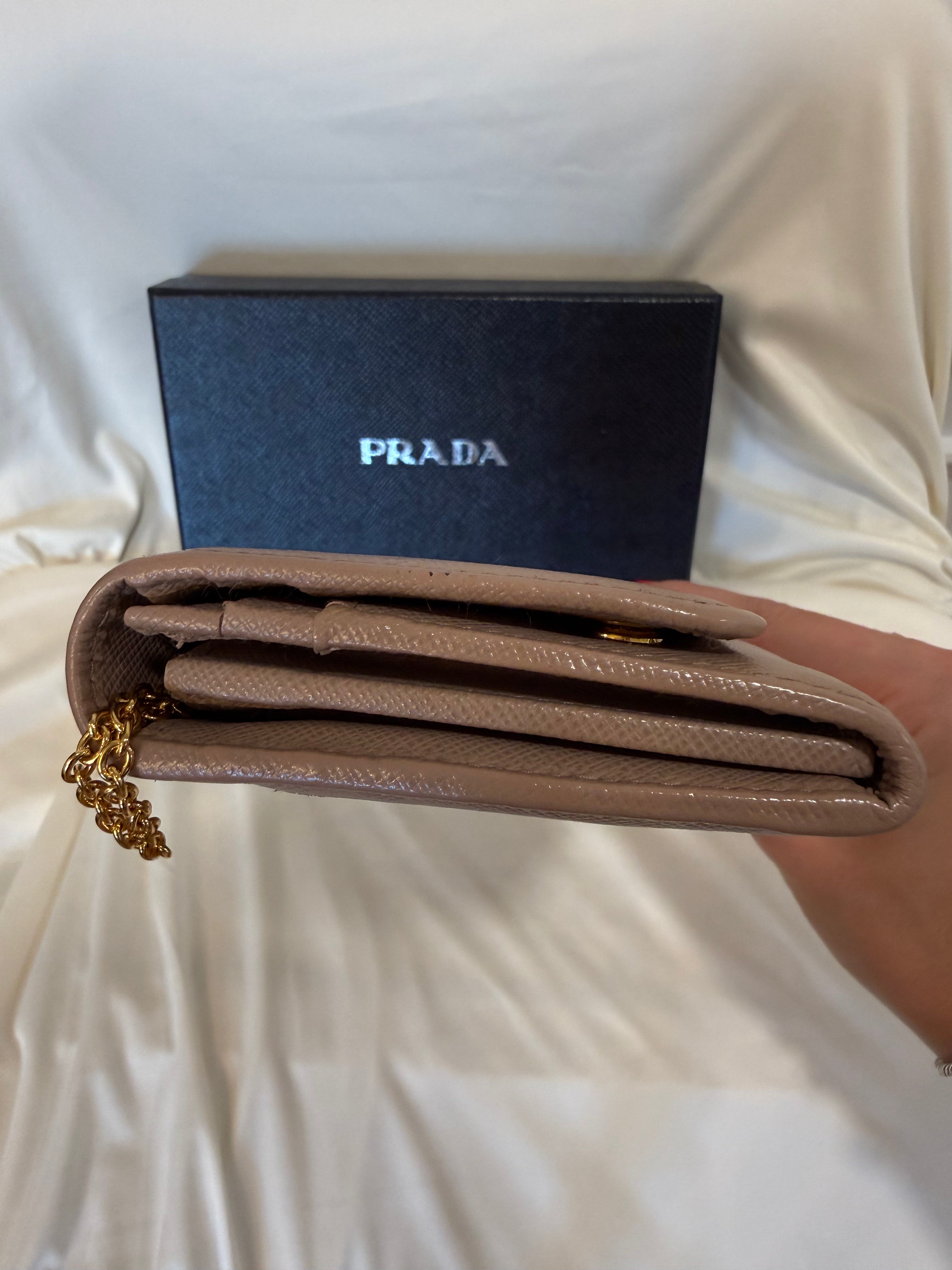 Prada Large Saffiano Leather Wallet