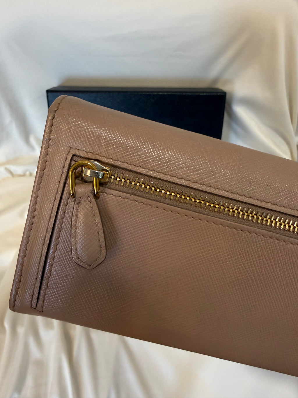 Prada Large Saffiano Leather Wallet