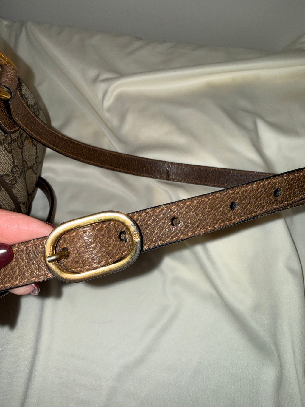 Gucci Sherry Line GG Supreme Crossbody Bag